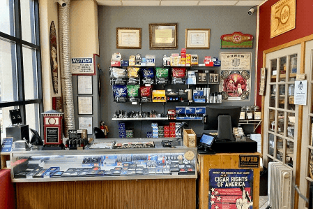 F&M Cigars 7 front counter